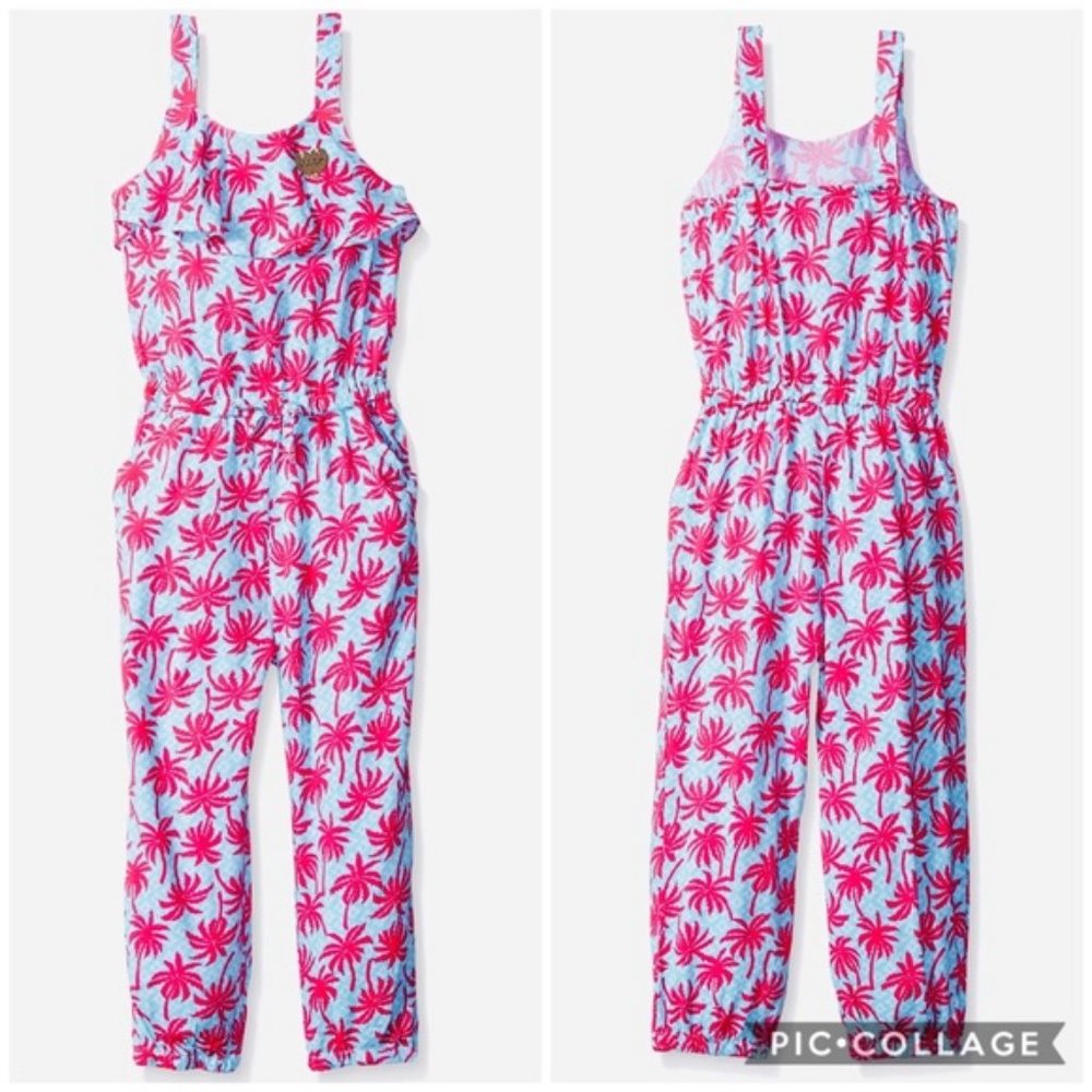 juicy couture palm tree romper NWT Girls size 5